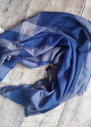 Женский тёплый платок-шарф  большого размера west loop