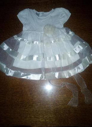 Сукня на дівчинку 3-6 місяців.виробник україна.