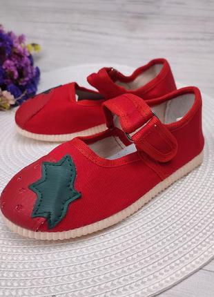 Тапочки для девочек текстильная обувь для дома и в сад