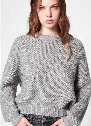 Вязаний укорочений светр оверсайз від jennyfer.