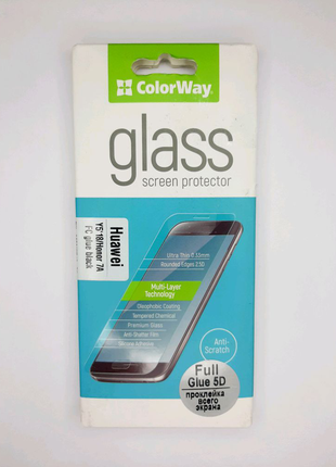 Защитное стекло ColorWay Glass Huawei Y5'18/Honor 7A FC glue 5D