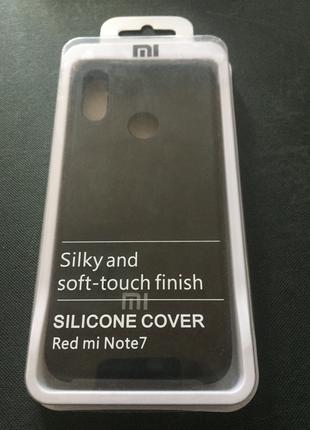 Чехол Xiaomi Redmi Note 7 черный