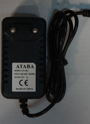 Блок питания ATABA 5V 1A(5.5x2.1mm)