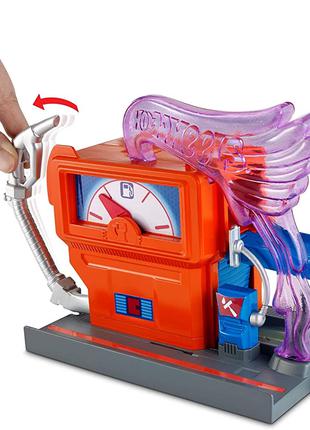 Hot Wheels City Downtown Super Fuel Stop Playset