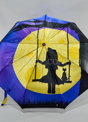 Жіноча парасоля автомат сатін