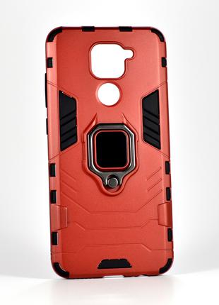 Противоударный чехол на Xiaomi Redmi Note 9 красный