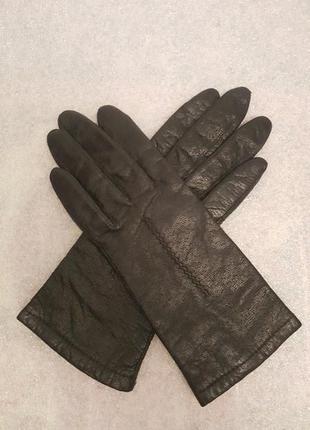 Кожаные перчатки marks&spencer.