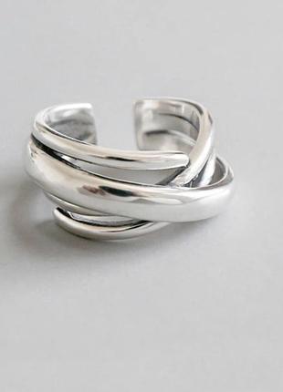 Мегастильное серебряное кольцо срібний перстень s925
