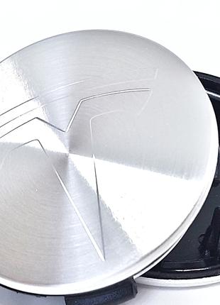 Колпачок на диски Tesla Хром (57мм) 6005879-00-А