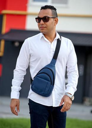 Мужская сумка-слинг через плечо для стильных