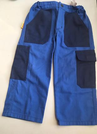 Рабочие неубиваемые брюки штанишки для мальчика 104 110  marsum