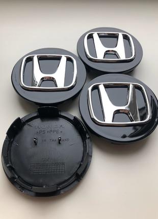 Колпачки заглушки на литые диски Хонда Honda 69мм 44732-T2A-A01