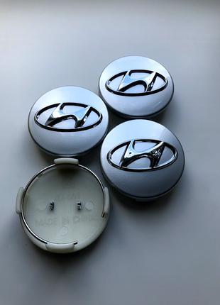 Колпачки заглушки на литые диски Хюндай Hyundai 61мм 52960-27700