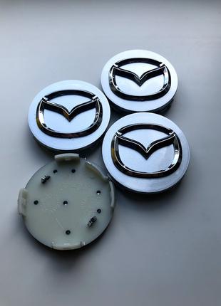 Колпачки заглушки на литые диски Мазда Mazda 56мм G22C-37-190A