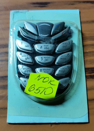 Клавиатура телефона Nokia 6510-русская клавиатура
