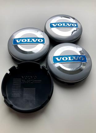 Колпачки заглушки на литые диски Вольво Volvo 64мм 31373763