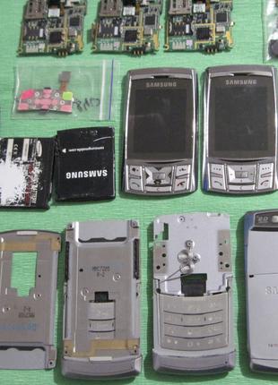 Телефон Samsung D840 неисправный + запчасти к нему