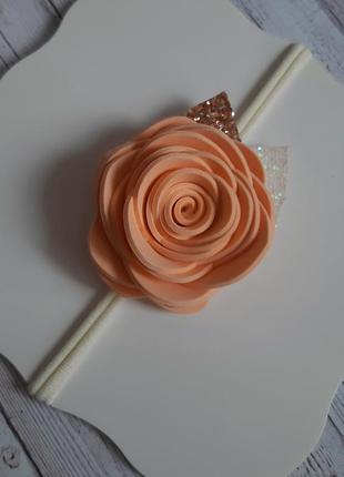 Пов'язка троянда з фоамірану