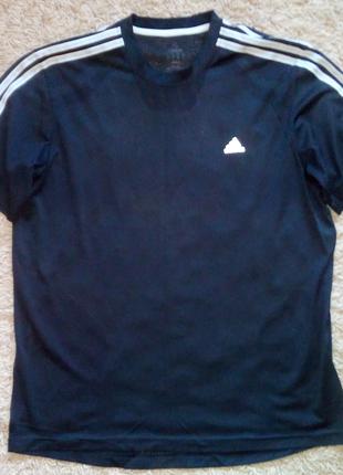 черная футболка Adidas Clima Cool size L размер