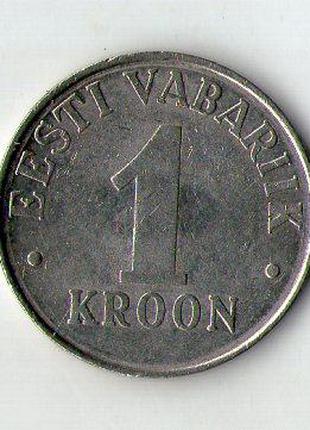 Эстония 1 крона 1993 год №288