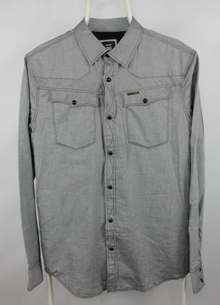 Крутая оригинальная рубашка g-star raw tailor gray shirt