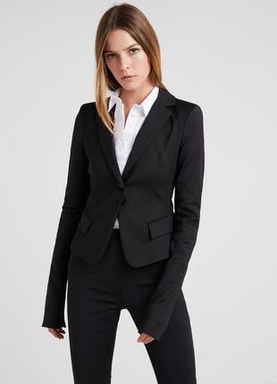 Оригинальный люкс пиджак patrizia pepe 3 button black blazer j...