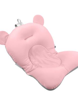 Матрасик-коврик для ребенка в ванночку Bestbaby 330 Pink с кре...