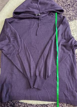 Кофта светр світшот фіолетовий 48-50