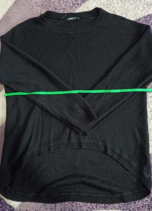 Светр жіночий чорний подовжений gina tricot m-l