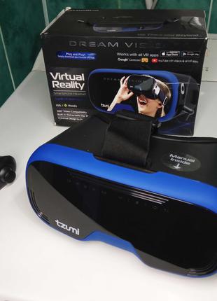 Из США - 3д очки виртуальной реальности Виар 3D VR box 360 video