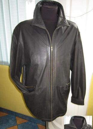 Большая мужская кожаная куртка barisal.  лот 877