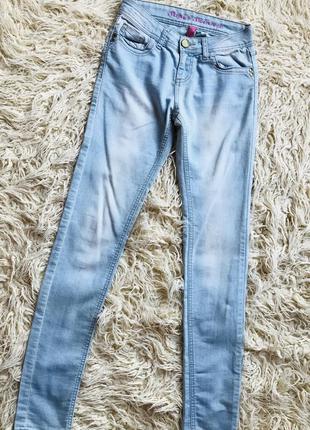 Джинси блакитні, джинси denim co, super skinny