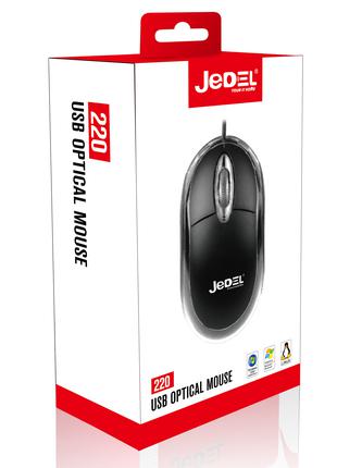 Мышь USB JEDEL TB220/KB121 Optico mini