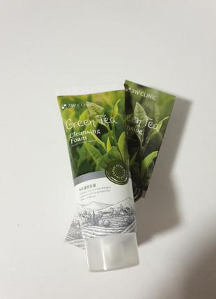 Пінка для вмивання зелений чай/натуральна green tea foam clean...