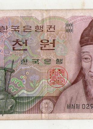 Южная Корея 1000 вон 1983 год №7
