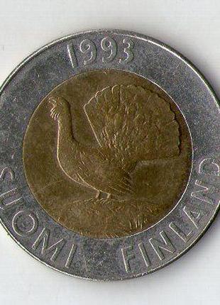 Фінляндія 10 марок 1993 рік бимиталл №504
