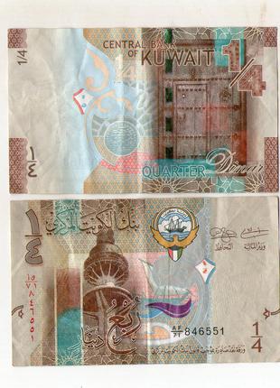 Кувейт 1/4 динара 2014 год №289
