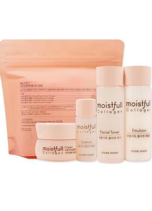 Набор для лица etude house moistfull collagen skin care kit