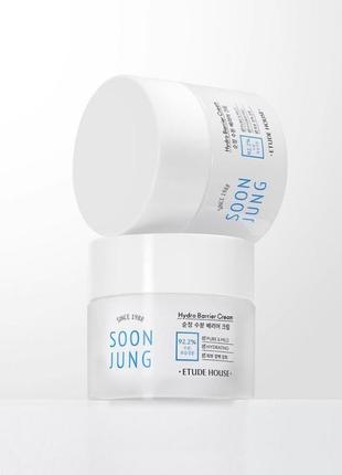 Мини версия крема etude house soon jung hydro barrier cream 10 мл