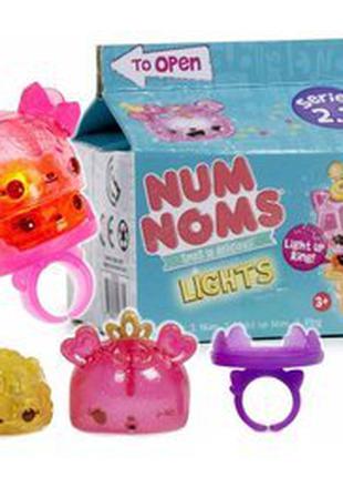 Игровой набор-сюрприз Num Noms Lights Серия светящихся колец 2.2