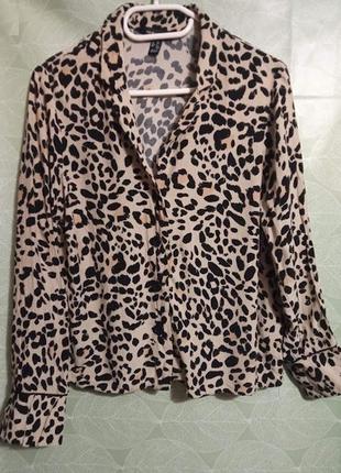 Леопардовая блузка new look