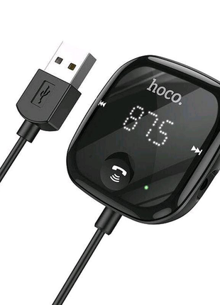 FM модулятор Hoco E65 с функцией Bluetooth чёрный