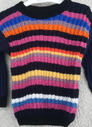 Дитячий вязаний светр  ручна робота