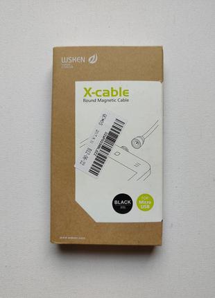 Кабель магнітний універсальний "Wsken Round 2.1A" Micro-USB ко...