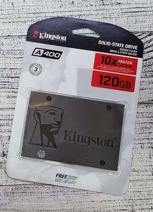 SSD накопичувач Kingston A400 120GB 2.5" SATAIII 3D TLC (SA400...