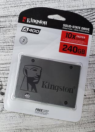 SSD накопитель Kingston A400 240GB 2.5" SATAIII 3D TLC (SA400S...