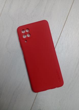 Чехол-накладка TPU Samsung Galaxy A12 красный