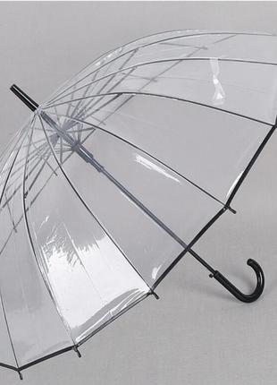 Большой прозрачный зонт на 14👌 спиц