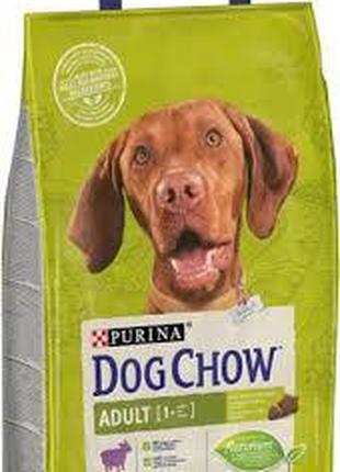 Сухий корм для дорослих собак Purina Dog Chow Adult Lamb зі см...