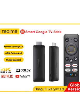 Новинка! Realme 4K Smart Google TV Stick tv box тв приставка